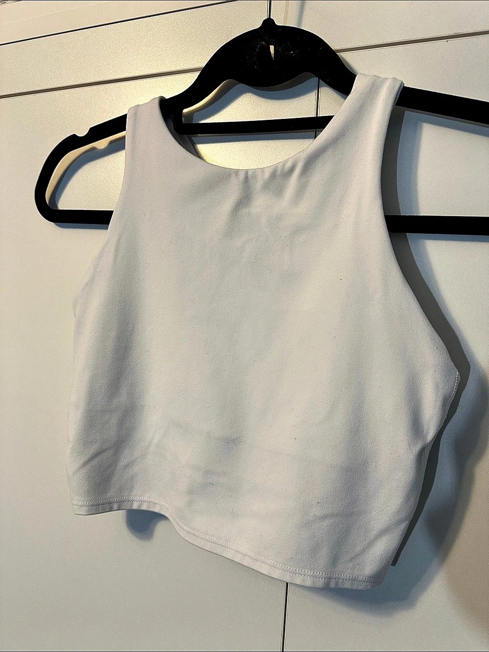 Athleta Athletic Tank Top Nylon Spandex in White Size XS